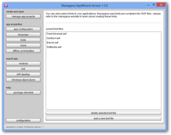 Managana AppWizard screenshot 4