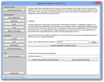 Managana AppWizard screenshot 6