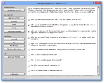 Managana AppWizard screenshot 7