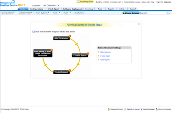 ManageEngine Desktop Central MSP screenshot