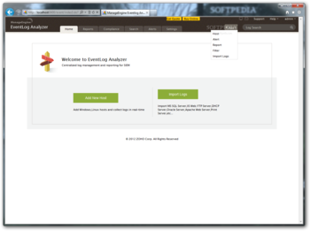 ManageEngine EventLog Analyzer screenshot