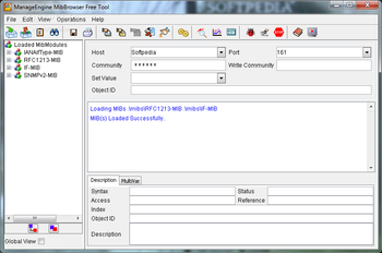ManageEngine MibBrowser Free Tool screenshot