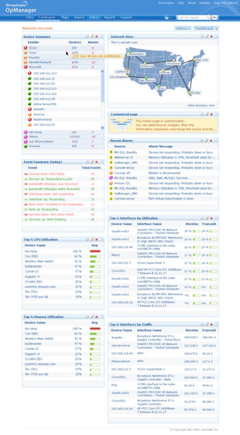 ManageEngine OpManager screenshot 2