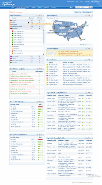 ManageEngine OpManager screenshot 3