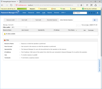 ManageEngine PasswordManager Pro screenshot 10