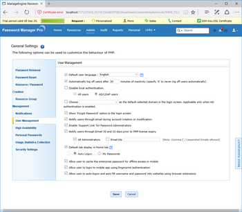 ManageEngine PasswordManager Pro screenshot 19