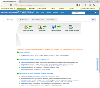 ManageEngine PasswordManager Pro screenshot 2