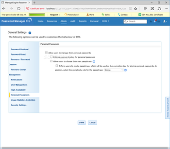 ManageEngine PasswordManager Pro screenshot 20