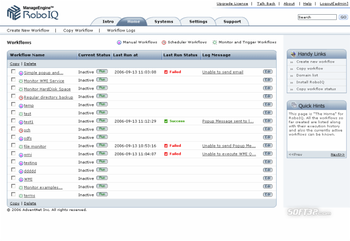 ManageEngine RoboIQ (IT Process Automation) screenshot