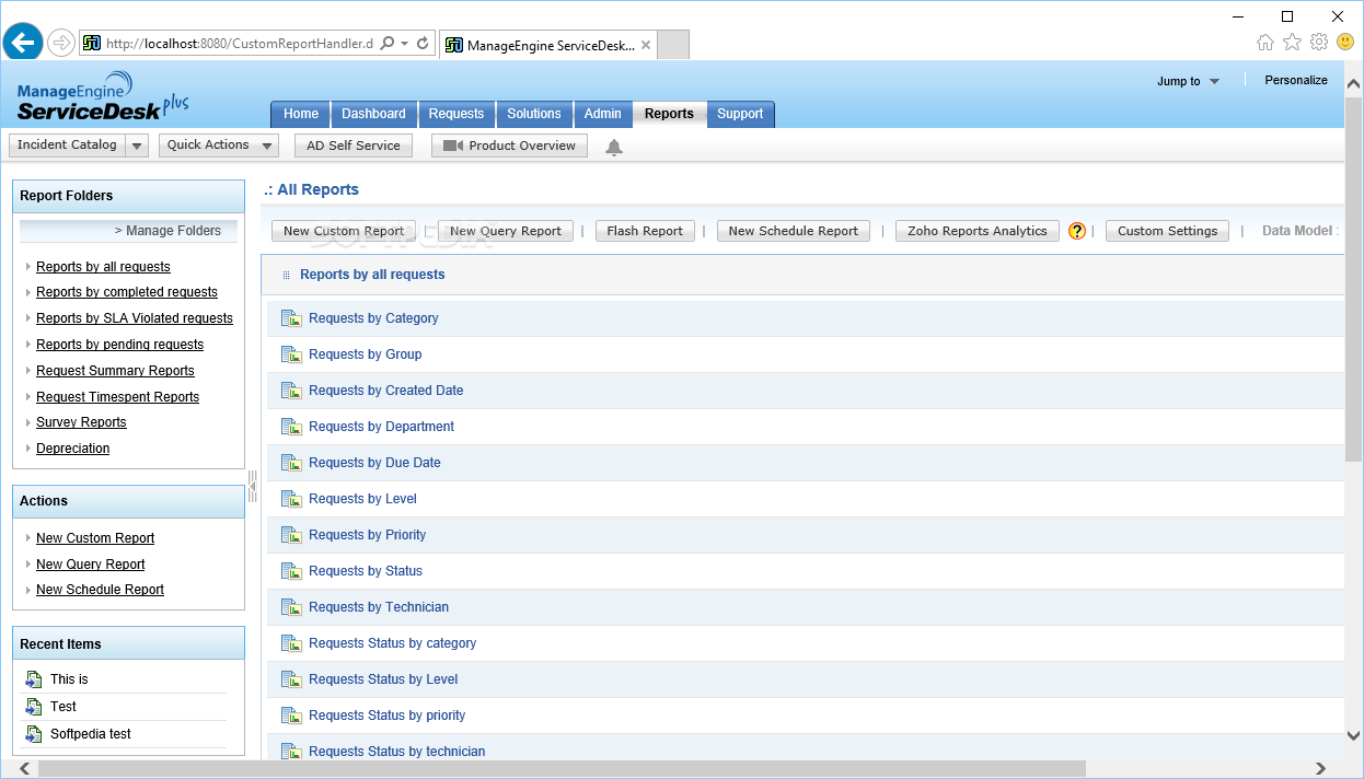 Manageengine Servicedesk Plus Download Free With Screenshots And