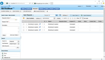 ManageEngine ServiceDesk Plus screenshot 5