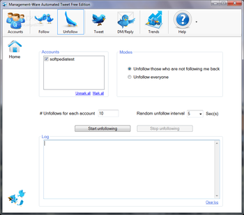 Management-Ware Automated Tweet Free Edition screenshot 3