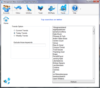 Management-Ware Automated Tweet Free Edition screenshot 6