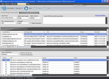 Management-Ware Email Address Finder screenshot 3