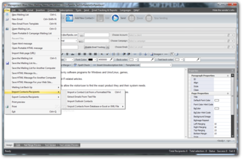 Management Ware Mass Mailing News Free Edtion screenshot 3