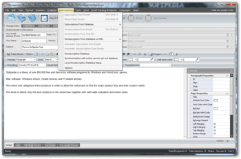 Management Ware Mass Mailing News Free Edtion screenshot 9