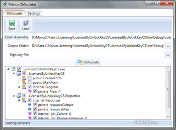 Manco .NET Obfuscator screenshot 2