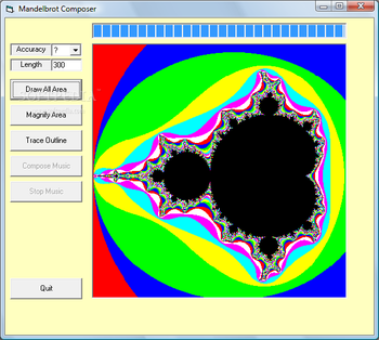 Mandelbrot Composer screenshot