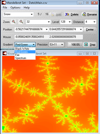 Mandelbrot Set screenshot 3