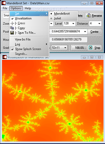 Mandelbrot Set screenshot 4