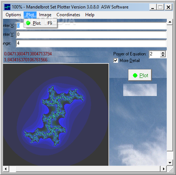 Mandelbrot Set Plotter screenshot 3