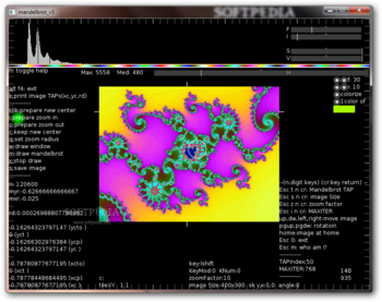 mandelbrot screenshot