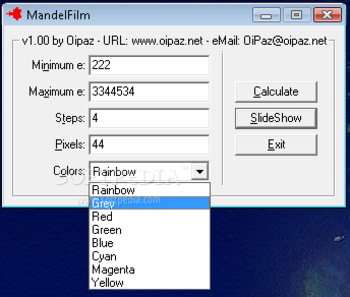 MandelFilm screenshot