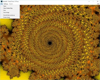 MandelX screenshot