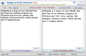 Mangal To Kruti Converter screenshot 2