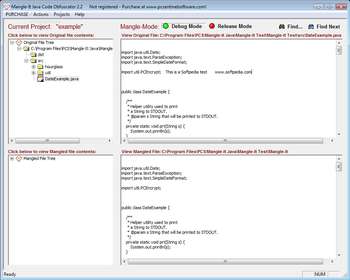 Mangle-It Java Source Code Obfuscator screenshot
