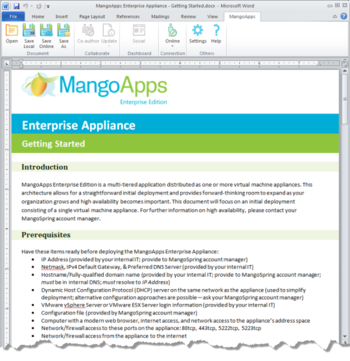 MangoApps for Office screenshot