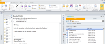 MangoApps for Outlook screenshot 2