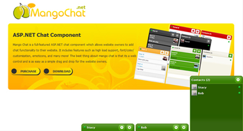 MangoChat Asp.net Ajax Chat Software screenshot 2