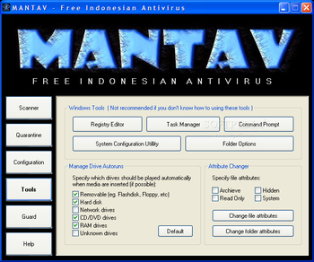 MANTAV Antivirus screenshot 3