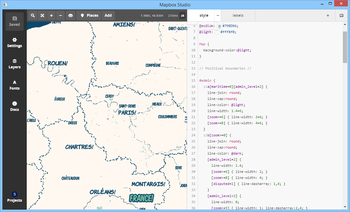 Mapbox Studio screenshot