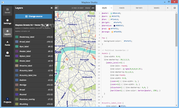 Mapbox Studio screenshot 6