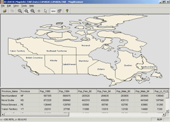 MapBrowser screenshot