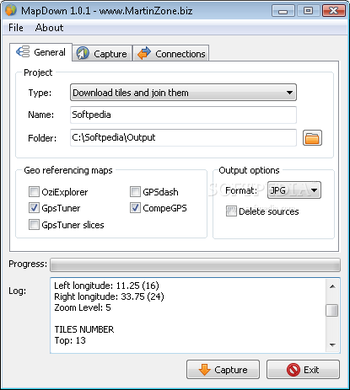 MapDown screenshot