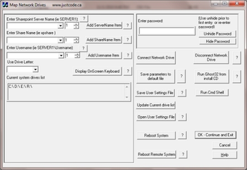 Mapdrive x64 for Windows 7 screenshot