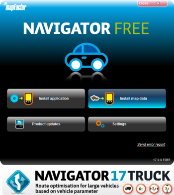 mapFactor Navigator Free screenshot