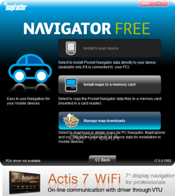 mapFactor Navigator Free screenshot 3