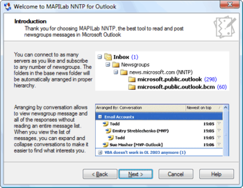 MAPILab NNTP for Outlook screenshot 2