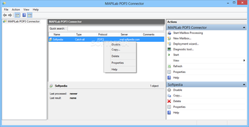 MAPILab POP3 Connector screenshot