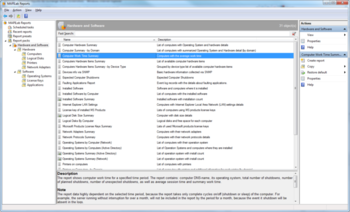 MAPILab Reports for Hardware and Software Inventory screenshot