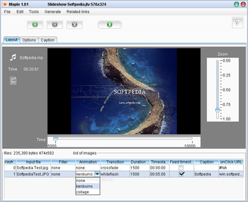Maple Slideshow Builder screenshot
