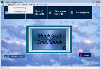 MapleSoft Checkbook screenshot 2