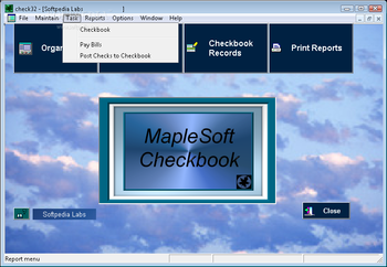 MapleSoft Checkbook screenshot 3