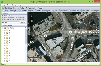 Maps Downloader For Bing Satellite screenshot