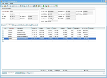 Mar-Kov Recipe Manager Express screenshot