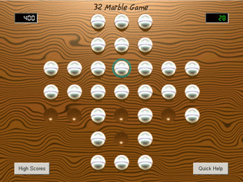 Marble Solitaire screenshot